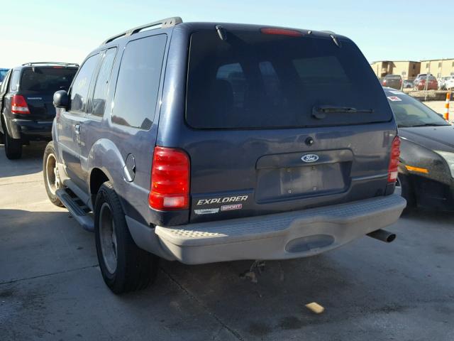 1FMCU60E72UC93273 - 2002 FORD EXPLORER S BLUE photo 3