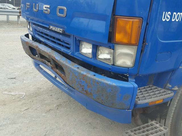 JL6DGL1E27K001357 - 2007 MITSUBISHI FUSO TRUCK OF FM 61F WHITE photo 9