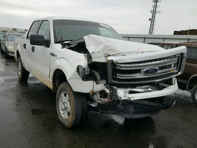 1FTFW1EF5DFB91915 - 2013 FORD F150 SUPER WHITE photo 1