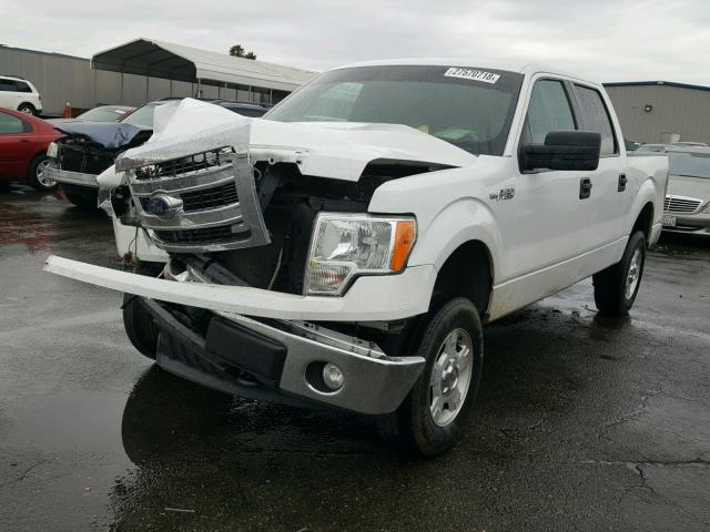 1FTFW1EF5DFB91915 - 2013 FORD F150 SUPER WHITE photo 2