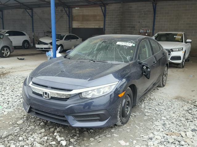 19XFC2F71HE002778 - 2017 HONDA CIVIC EX ლურჯი ფოტო 2