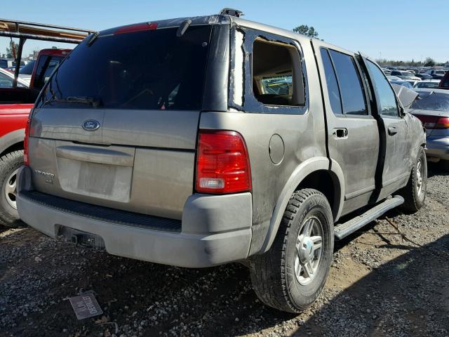 1FMDU72E82ZB40122 - 2002 FORD EXPLORER X TAN photo 4