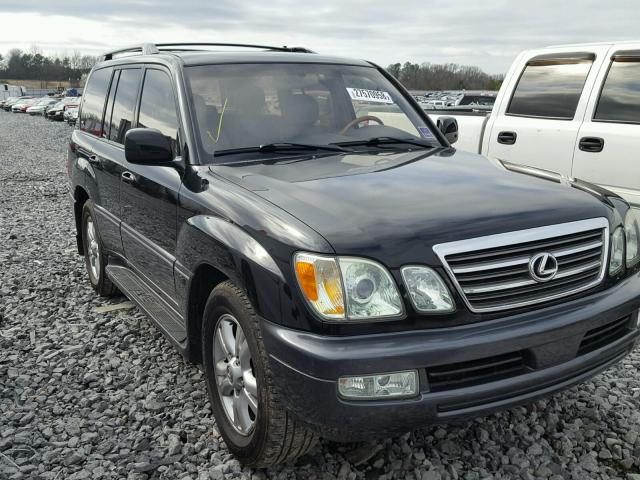 JTJHT00W133533554 - 2003 LEXUS LX 470 BLACK photo 1