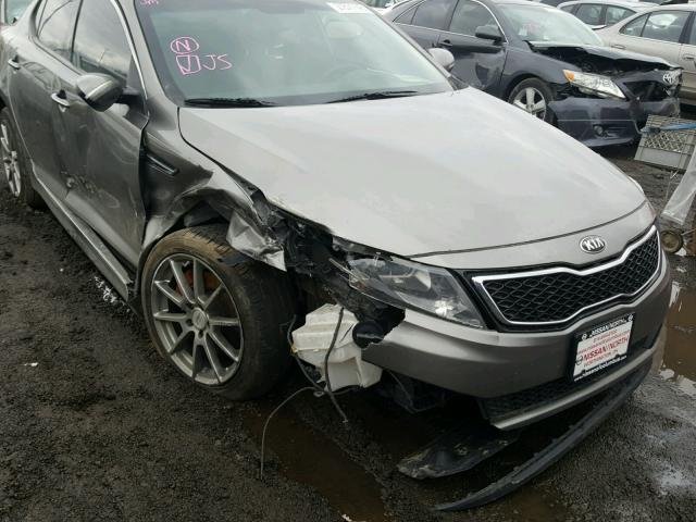 5XXGR4A67DG095661 - 2013 KIA OPTIMA SX GRAY photo 9