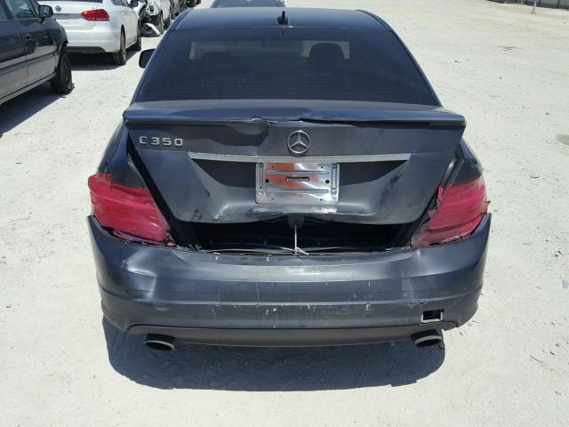 WDDGF56XX8F105982 - 2008 MERCEDES-BENZ C 350 GRAY photo 9