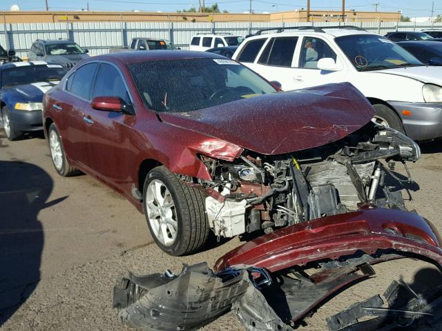 1N4AA5APXDC823104 - 2013 NISSAN MAXIMA S RED photo 1