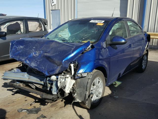 1G1JA5SH8C4190735 - 2012 CHEVROLET SONIC LS BLUE photo 2