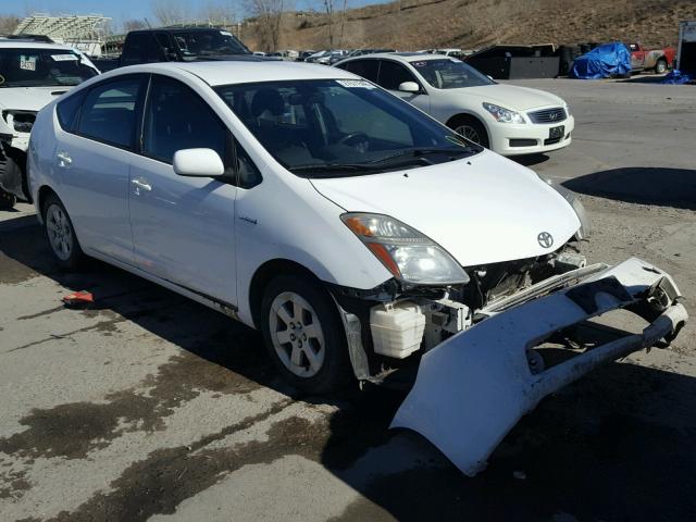 JTDKB20U393503504 - 2009 TOYOTA PRIUS WHITE photo 1