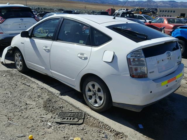 JTDKB20U393503504 - 2009 TOYOTA PRIUS WHITE photo 3