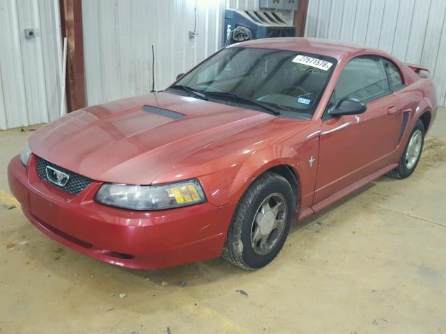 1FAFP40411F110270 - 2001 FORD MUSTANG RED photo 2