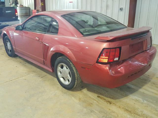 1FAFP40411F110270 - 2001 FORD MUSTANG RED photo 3