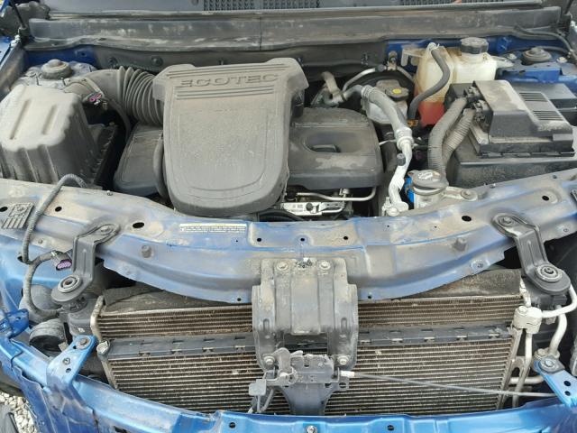 3GSCL33P79S595292 - 2009 SATURN VUE XE BLUE photo 7