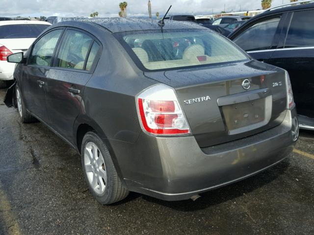 3N1AB61E77L603040 - 2007 NISSAN SENTRA 2.0 BROWN photo 3