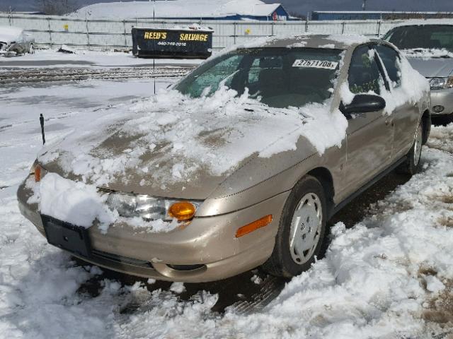 1G8ZK52701Z210467 - 2001 SATURN SL2 GOLD photo 2