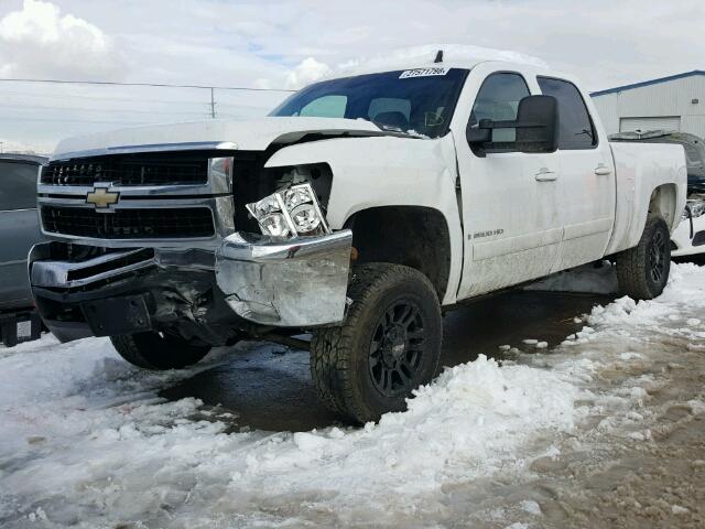 1GCHK23K68F131190 - 2008 CHEVROLET SILVERADO WHITE photo 2