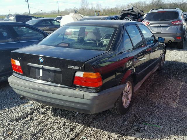 WBACA6324RFK66963 - 1994 BMW 318 I AUTO BLACK photo 4