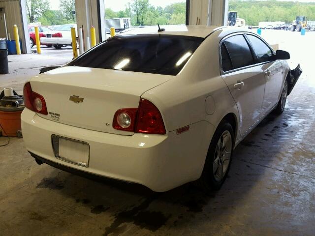 1G1ZH57B59F122103 - 2009 CHEVROLET MALIBU 1LT WHITE photo 4