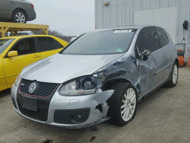 WVWEV71K07W037458 - 2007 VOLKSWAGEN NEW GTI SILVER photo 2