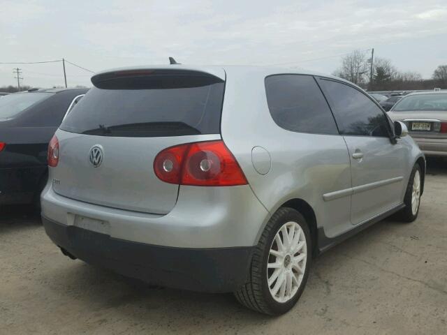 WVWEV71K07W037458 - 2007 VOLKSWAGEN NEW GTI SILVER photo 4