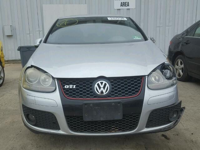 WVWEV71K07W037458 - 2007 VOLKSWAGEN NEW GTI SILVER photo 9