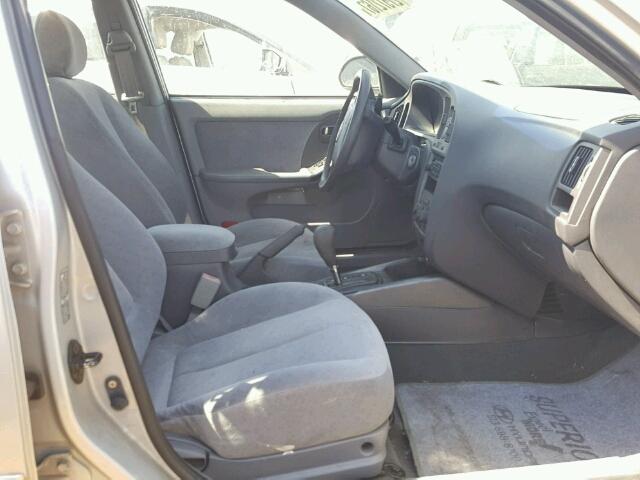 KMHDN46D96U363530 - 2006 HYUNDAI ELANTRA GL SILVER photo 5