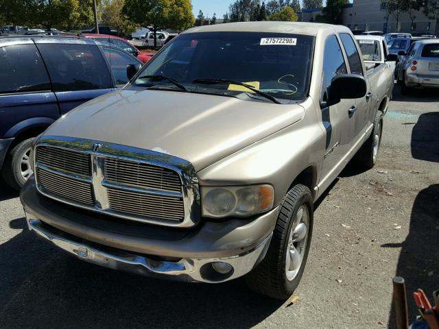 1D7HA18N64S774856 - 2004 DODGE RAM 1500 S GOLD photo 2