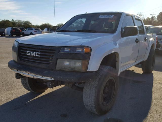 1GTDT13E378206978 - 2007 GMC CANYON WHITE photo 2