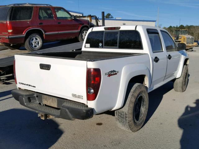 1GTDT13E378206978 - 2007 GMC CANYON WHITE photo 4