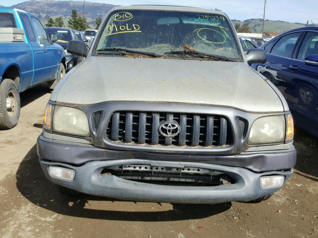 5TENL42N74Z455673 - 2004 TOYOTA TACOMA SILVER photo 9