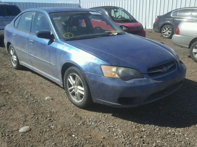 4S3BL616856222876 - 2005 SUBARU LEGACY 2.5 BLUE photo 1