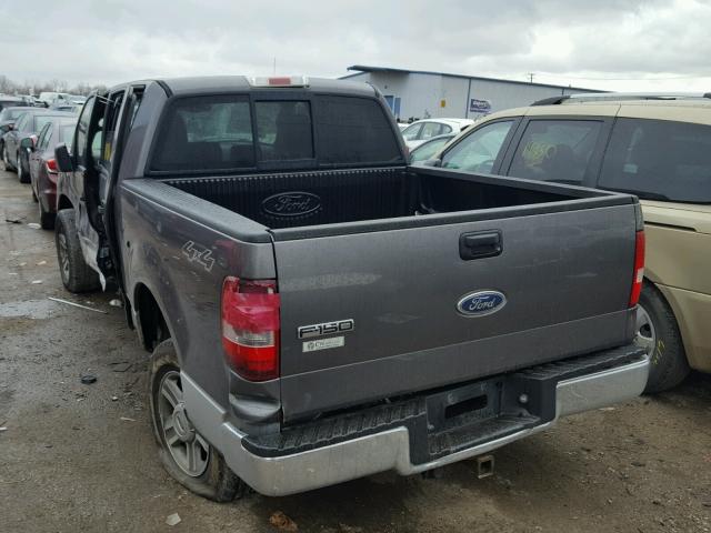 1FTPW14595FB57717 - 2005 FORD F150 SUPER CHARCOAL photo 3