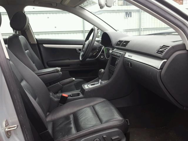 WAUDF78E87A071067 - 2007 AUDI A4 2.0T QU GRAY photo 5