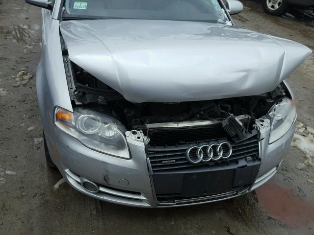 WAUDF78E87A071067 - 2007 AUDI A4 2.0T QU GRAY photo 7