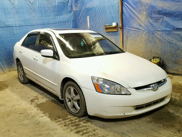 1HGCM56894A139198 - 2004 HONDA ACCORD EX WHITE photo 1