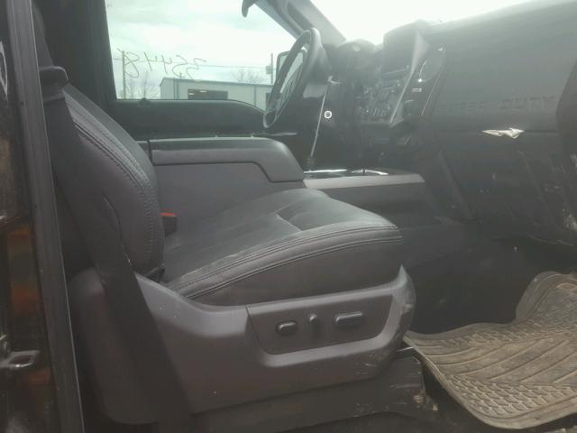 1FT8W3BTXFED16172 - 2015 FORD F350 SUPER BLACK photo 5