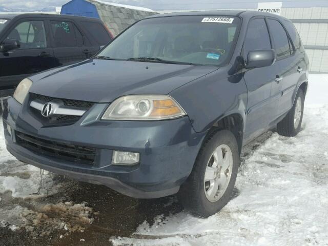 2HNYD18286H533571 - 2006 ACURA MDX CHARCOAL photo 2