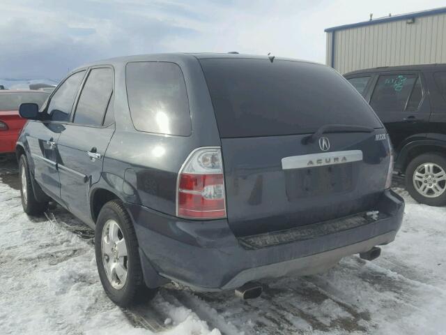 2HNYD18286H533571 - 2006 ACURA MDX CHARCOAL photo 3