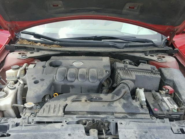 1N4AL2EP9AC103999 - 2010 NISSAN ALTIMA S RED photo 7