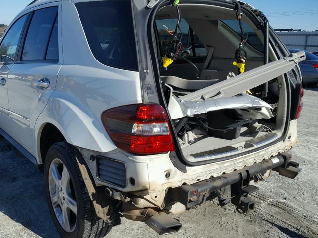 4JGBB22E38A303394 - 2008 MERCEDES-BENZ ML 320 CDI WHITE photo 9