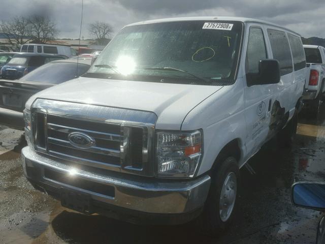 1FBNE3BL3EDA98199 - 2014 FORD ECONOLINE WHITE photo 2