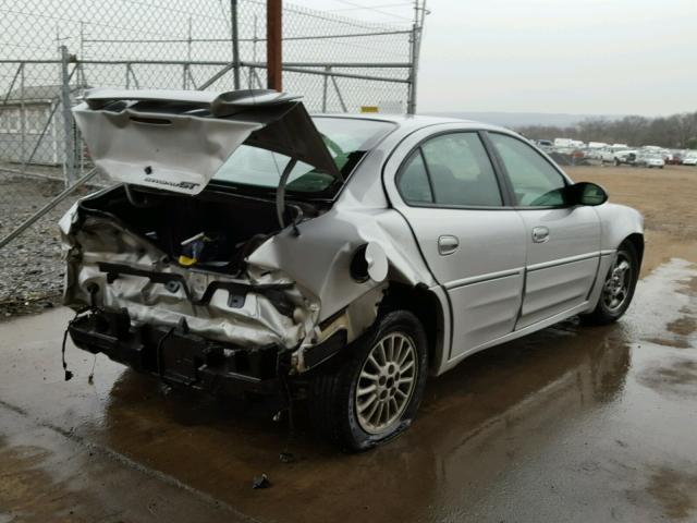 1G2NW52E63M544708 - 2003 PONTIAC GRAND AM G SILVER photo 4