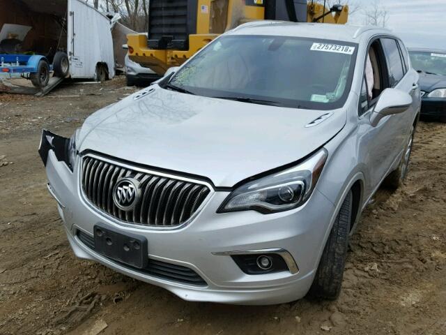 LRBFXDSA9HD040731 - 2017 BUICK ENVISION E SILVER photo 2