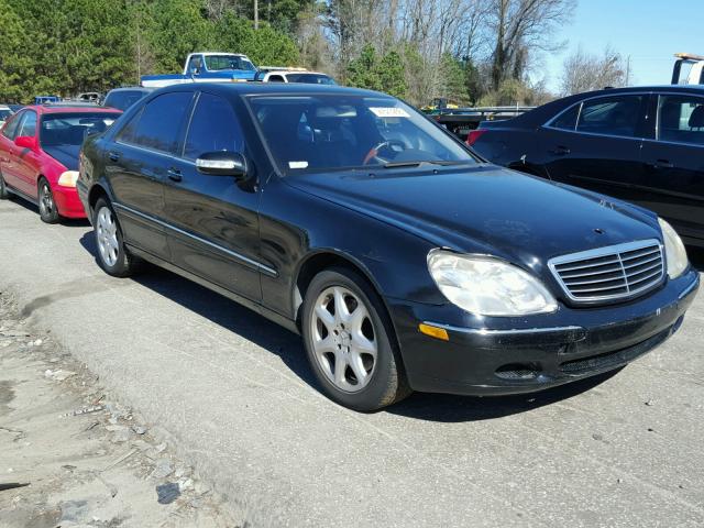 WDBNG84J15A445947 - 2005 MERCEDES-BENZ S 500 4MAT BLACK photo 1