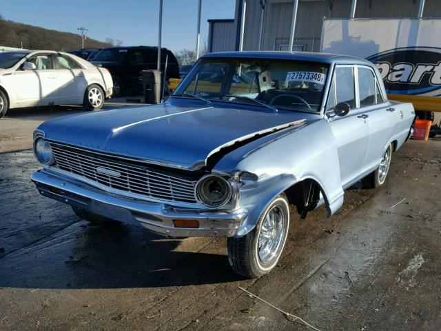 115695N195928 - 1965 CHEVROLET NOVA BLUE photo 2