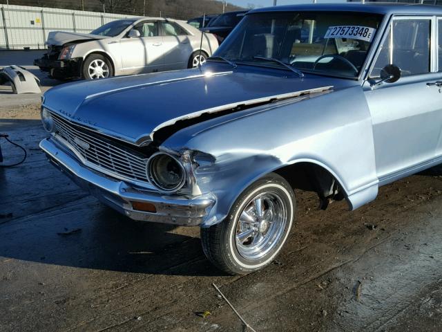 115695N195928 - 1965 CHEVROLET NOVA BLUE photo 9