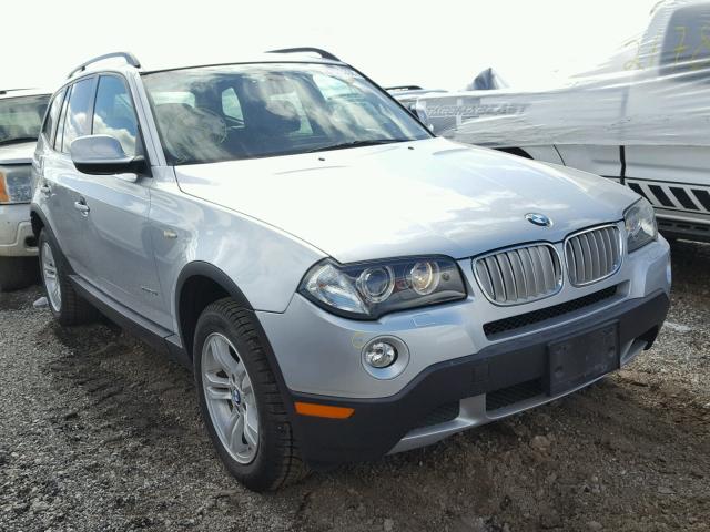 WBXPC9C44AWJ35881 - 2010 BMW X3 XDRIVE3 GRAY photo 1