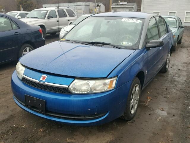 1G8AZ52FX3Z157747 - 2003 SATURN ION LEVEL BLUE photo 2