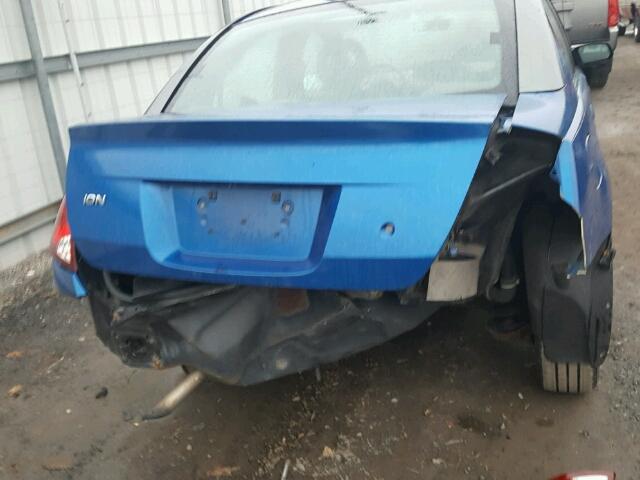 1G8AZ52FX3Z157747 - 2003 SATURN ION LEVEL BLUE photo 9