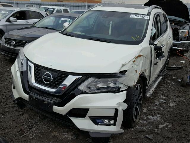 5N1AT2MV5HC802479 - 2017 NISSAN ROGUE SV WHITE photo 2