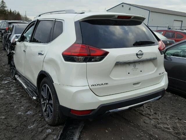 5N1AT2MV5HC802479 - 2017 NISSAN ROGUE SV WHITE photo 3